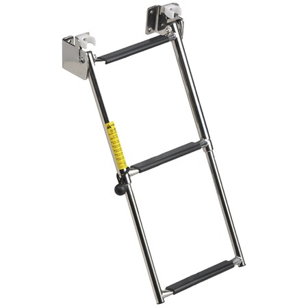 Garelick Telescoping Transom Ladder, 4-Step 19683
